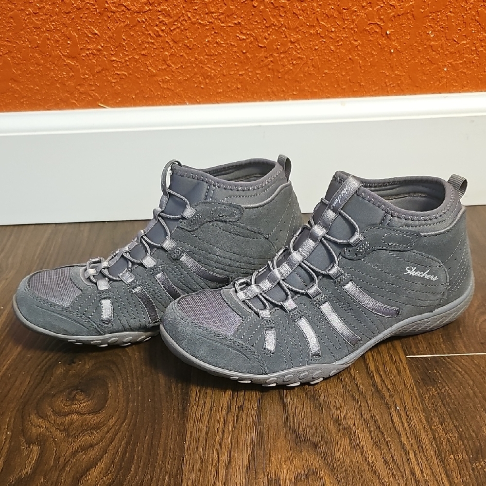 Skechers Charcoal High-Top Sneakers